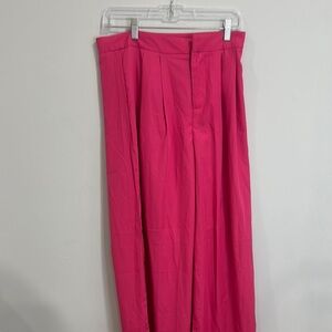 SHEIN Pink Straight Leg Pants